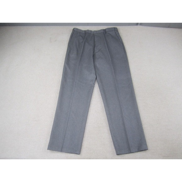 Puritan Other - Puritan Pants Mens‎ 36 Gray Flat Front Chino Dress Pant Straight Casual 36x32